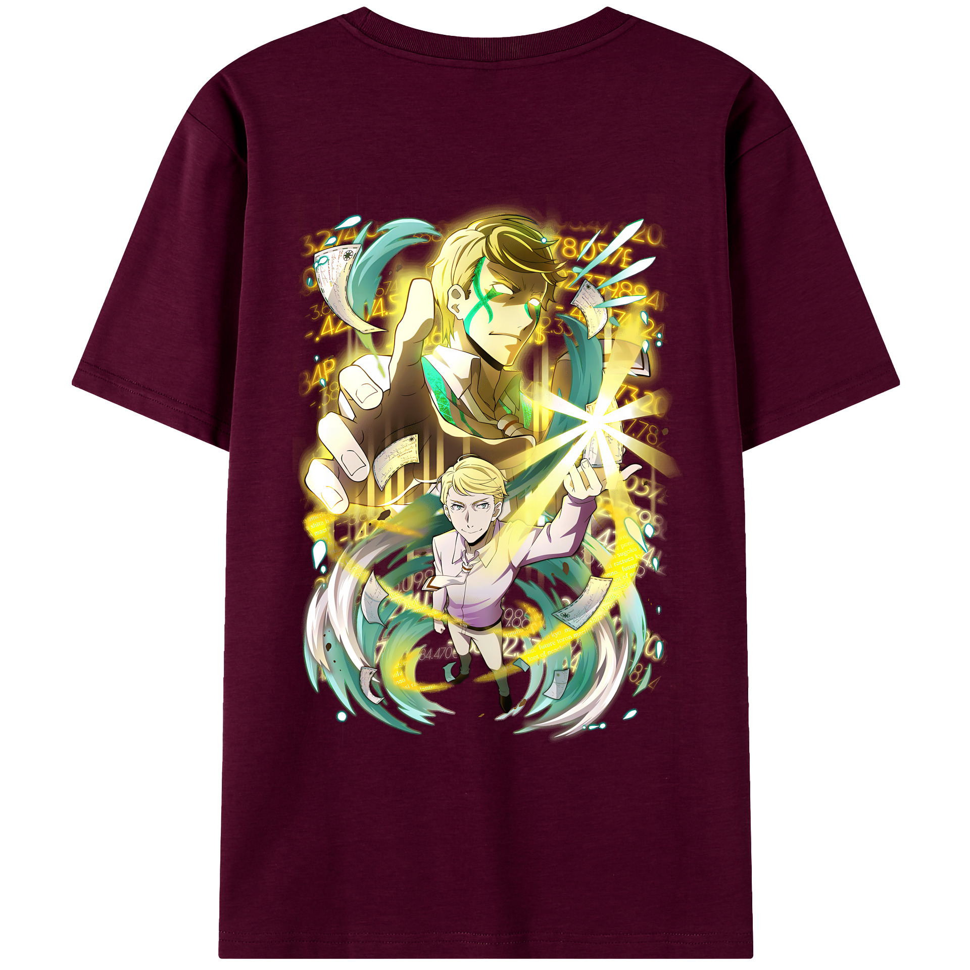 （画像用） 文豪ストレイドッグス Bungo Stray Dogs レディース半袖Tシャツ(バックプリント)